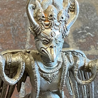 Garuda Sølv og Kobberbelagt Messing (21 cm)