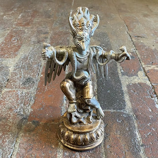 Garuda Sølv og Kobberbelagt Messing (21 cm)