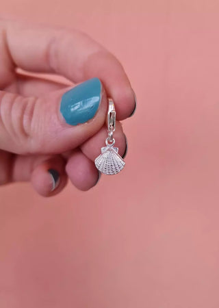 Charm til Armbånd i Sølv Skjell Charm til Armbånd (10mm)