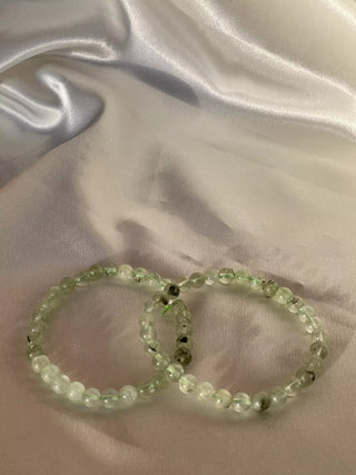Prehnitt Armbånd Prehnitt Armbånd - 8 mm S/M