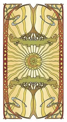Golden Art Nouveau Tarot