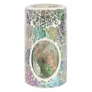 Aromalampe Blå M/aura Glassmosaikk