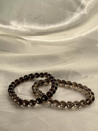 Røykkvarts Armbånd Røykkvarts Armbånd - 8mm S/M