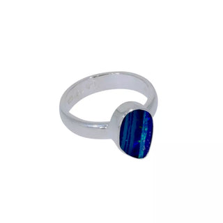 Ring Opal Dublette i Sølv