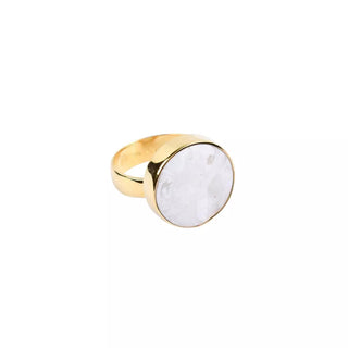 Ring med Druzy Agat