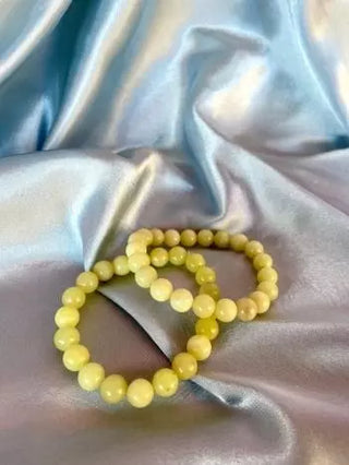 Gul Serpentin Armbånd Gul Serpentin Armbånd - 8mm