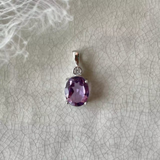 Ametyst Anheng Zircon Fasettert
