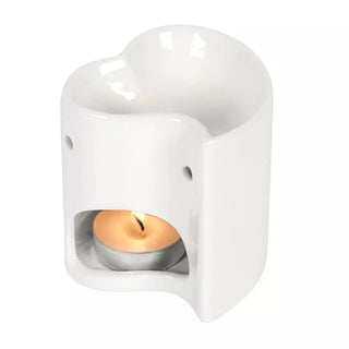 Aromalampe Hvitt Hjerte