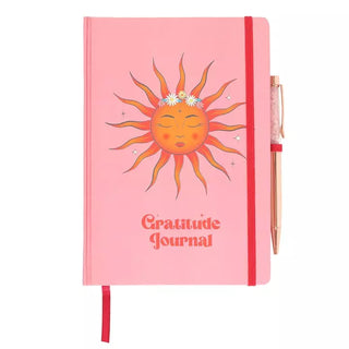 Notatbok Gratitude med Rosenkvartspen