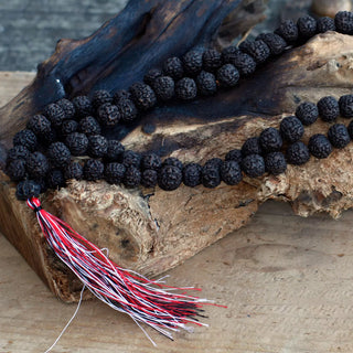 Mørk Rudraksha Mala
