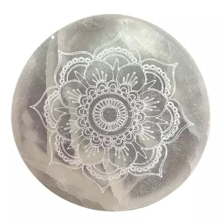 Selenitt Krystallader Mandala