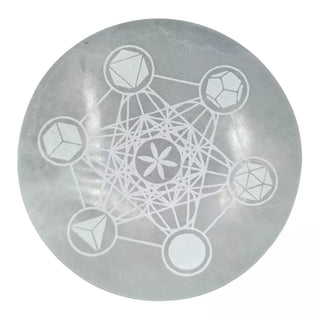 Selenitt Krystallader Sacred Geometry