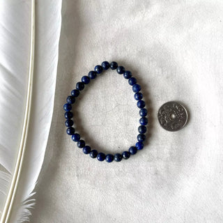 Lapis Lazuli Armbånd Lapis Lazuli Armbånd - 6 mm M/L