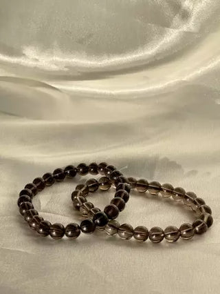 Røykkvarts Armbånd Røykkvarts Armbånd - 8mm M/L