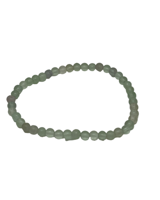 Grønn fluoritt armbånd 4mm