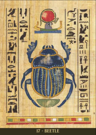 EGYPTIAN SACRED ANIMALS ORACLE cards