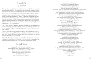 MESSAGES IN THE NUMBERS