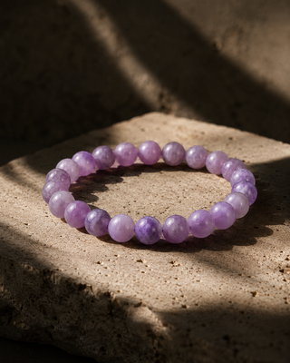Lepidolitt armbånd 8mm